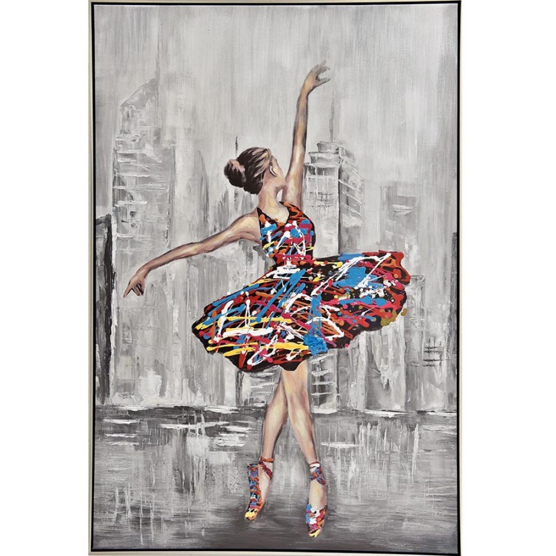 Ballerine danseurs Collage Imprimé unique TOILE murale ART Photo Multicolore