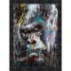 Tableau moderne Sylvain BINET Gorille pop 93x133 cm