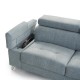 Canapé d'angle ETHAN assise coulissante (286 cm)