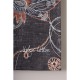 Tenture murale design en coton 190x145cm Black Denim