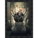 Tableau moderne Sylvain BINET King of Thrones 93x133 cm