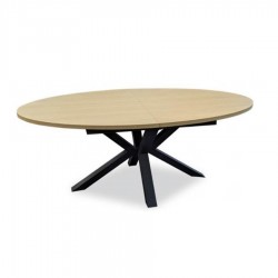 Table ovale extensible ARIZONA 1 allonge